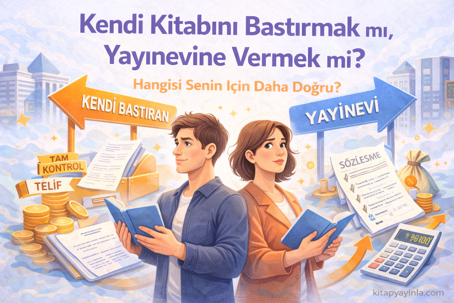Kitabını bastırmak mı yoksa yayın evi mi?