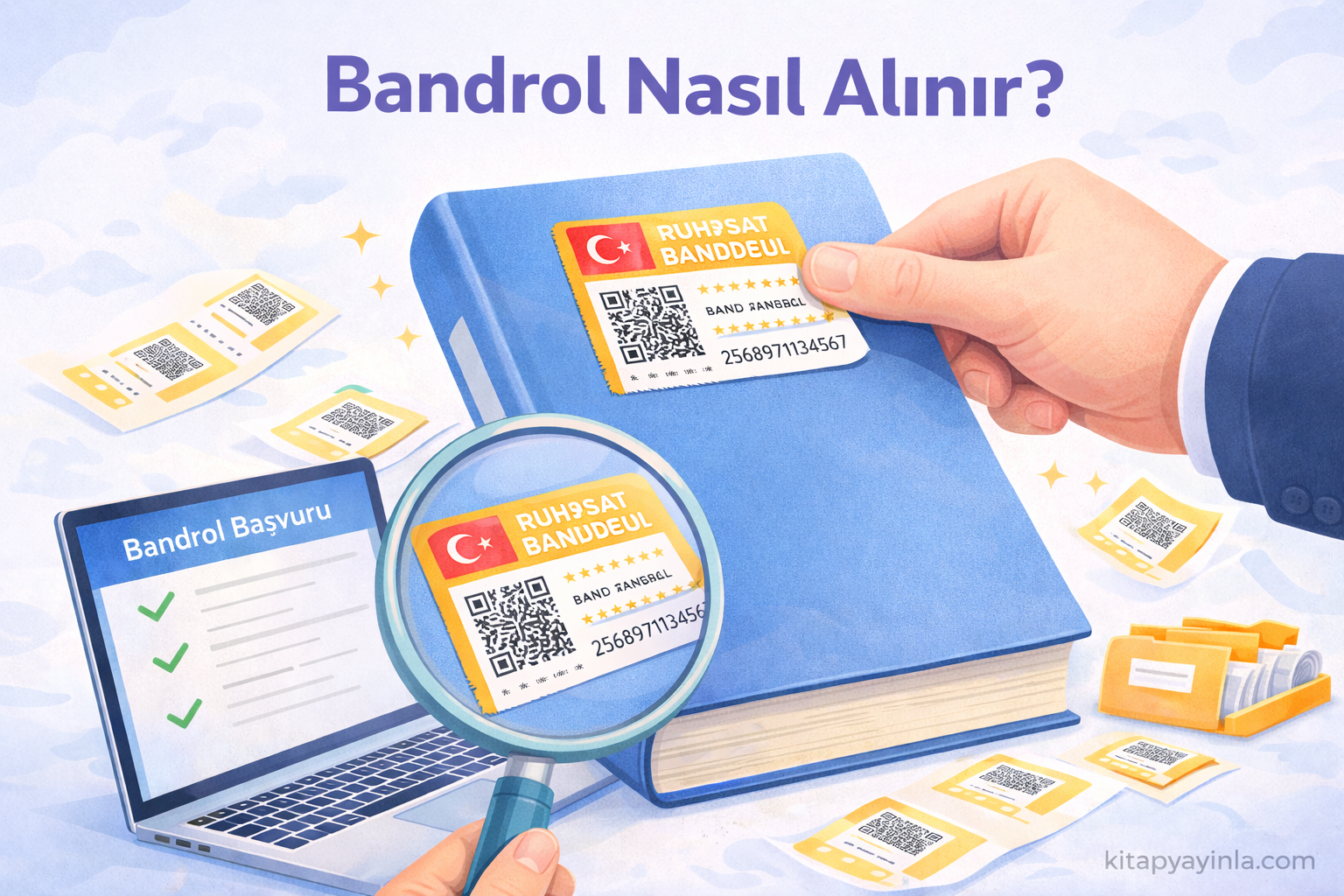 Kitap bandrolü nasıl alınır?